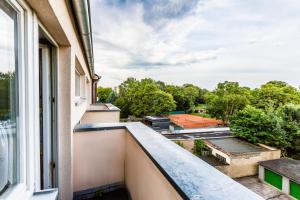 Balkón nebo terasa v ubytování Köln Höhenberg