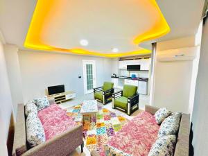 Køkken eller tekøkken på Damla Apart Otel