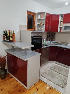 Η κουζίνα ή μικρή κουζίνα στο Apartman Dačo