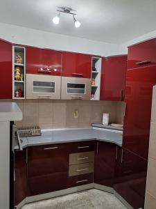 Η κουζίνα ή μικρή κουζίνα στο Apartman Dačo