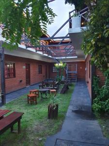 Κήπος έξω από το Posada Savoia