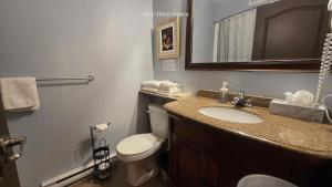 Bilik mandi di Petit Hôtel Amara