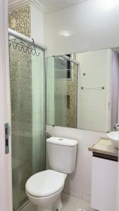 Et badeværelse på Apartamento COP 30