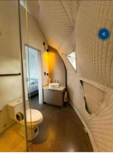 Kupatilo u objektu La cabaña de Ciela Glamping con jacuzzi