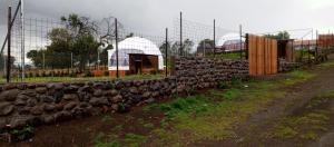 Vrt ispred objekta La cabaña de Ciela Glamping con jacuzzi