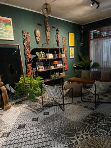 Posezení v ubytování Platsa House