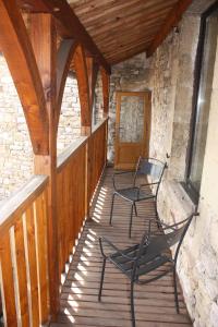 Een zitgedeelte bij L'Ancienne Auberge