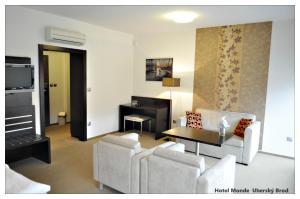 Posezení v ubytování Hotel Monde