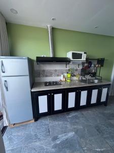 Η κουζίνα ή μικρή κουζίνα στο Dream View Nova