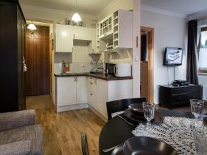 Kuchyňa alebo kuchynka v ubytovaní Apartament w Góralskim Domu