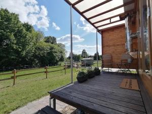 Zahrada ubytování Tiny house with view of nature
