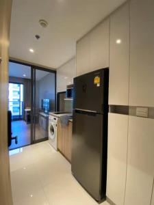 Nhà bếp/bếp nhỏ tại Once芭提雅Luxury Condo is near Terminal 21