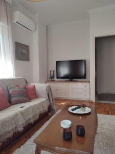 TV a/nebo společenská místnost v ubytování Mountain View Apartment