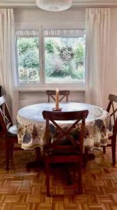 Posezení v ubytování Beautiful apartment in Dornach