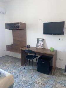 TV/trung tâm giải trí tại Dimora del Salento Apartment