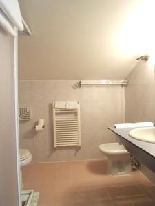 Koupelna v ubytování Hotel Prestige
