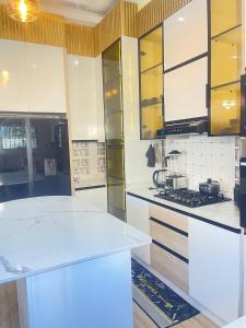 Кухня или мини-кухня в Malja Home Villa
