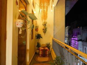 Μπαλκόνι ή βεράντα στο Bohosthal guest house