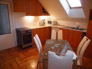 Kuchyň nebo kuchyňský kout v ubytování Apartmány pod Kozákovem