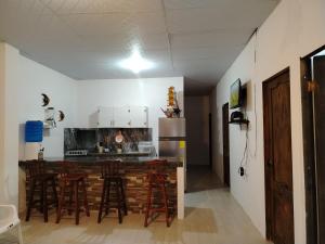 Køkken eller tekøkken på Casa en Ayangue El Refugio costero