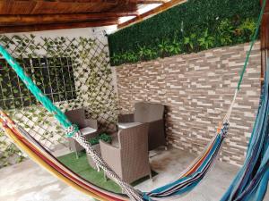 Et opholdsområde på Casa en Ayangue El Refugio costero