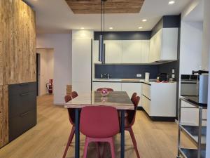 Η κουζίνα ή μικρή κουζίνα στο RosAlpina