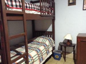 Rúm í herbergi á Hostal don Felipe