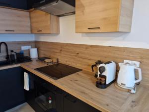 Køkken eller tekøkken på Five Stars SZYNDZIELNIA