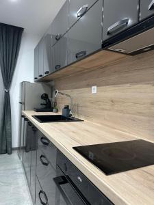 Køkken eller tekøkken på Le bijou-Беломорски