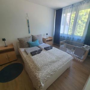 Postel nebo postele na pokoji v ubytování Ferienhaus Familie Sterner