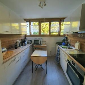 Kuchyň nebo kuchyňský kout v ubytování Ferienhaus Familie Sterner