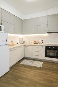 Η κουζίνα ή μικρή κουζίνα στο Cozy Apartment Skopje