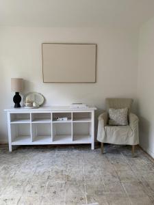 Χώρος καθιστικού στο Charmantes Reihenhaus am Alsterlauf