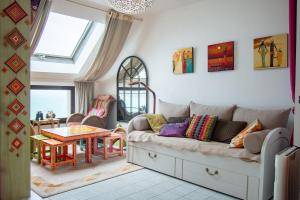 Posezení v ubytování Le Correjou I Magnifique vue mer & Plage