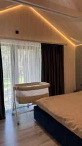 Ένα ή περισσότερα κρεβάτια σε δωμάτιο στο Skywood +8 φωτογραφίες