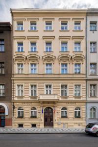 a building in front of a street at Hotel Unique in Prague