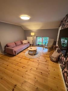 Posezení v ubytování Am Storchennest - Dein Ostsee Urlaub