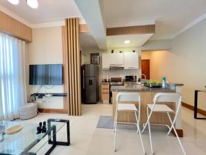 Kuchyň nebo kuchyňský kout v ubytování Acogedor apartamento ÁGORA MALL