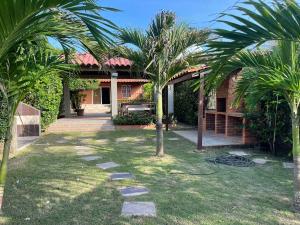 Zahrada ubytování Tu paraíso frente al mar te espera en Santa Verónica