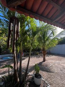 Zahrada ubytování Pedrinhas Hostel e Camping