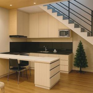 Η κουζίνα ή μικρή κουζίνα στο Pasteur House