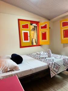 Postel nebo postele na pokoji v ubytování casa completa