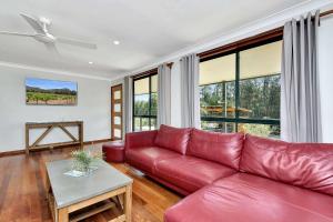 Χώρος καθιστικού στο Chardonnay Escape