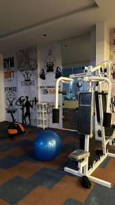 a room with a gym with a gym equipment at Vant in Riyadh +12 photos
