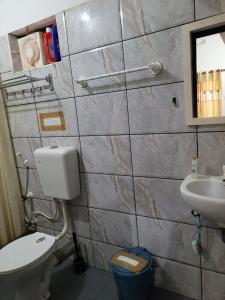 Koupelna v ubytování Akalapuzha Homestay