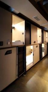 Kuchyň nebo kuchyňský kout v ubytování C2 Pods