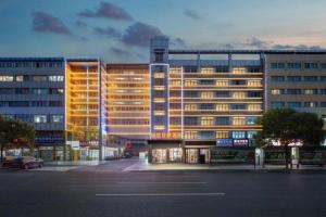 El edificio en el que está el hotel