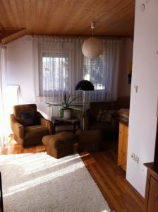 Posezení v ubytování Sirály Apartman