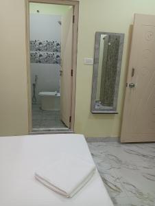 Koupelna v ubytování HoTEL GOLDEN INN