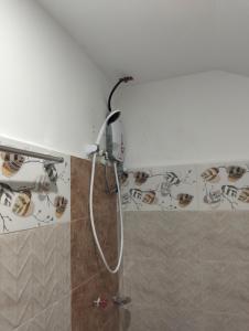 a shower in a bathroom with a shower head at JANHOUR PLACE in San Vicente +27 photos